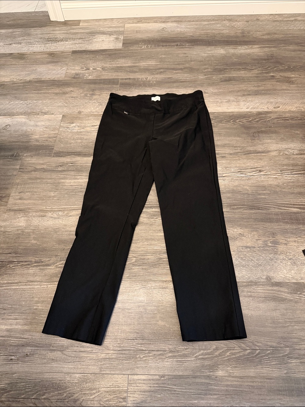 LISETTE Black Straight-Leg Pants